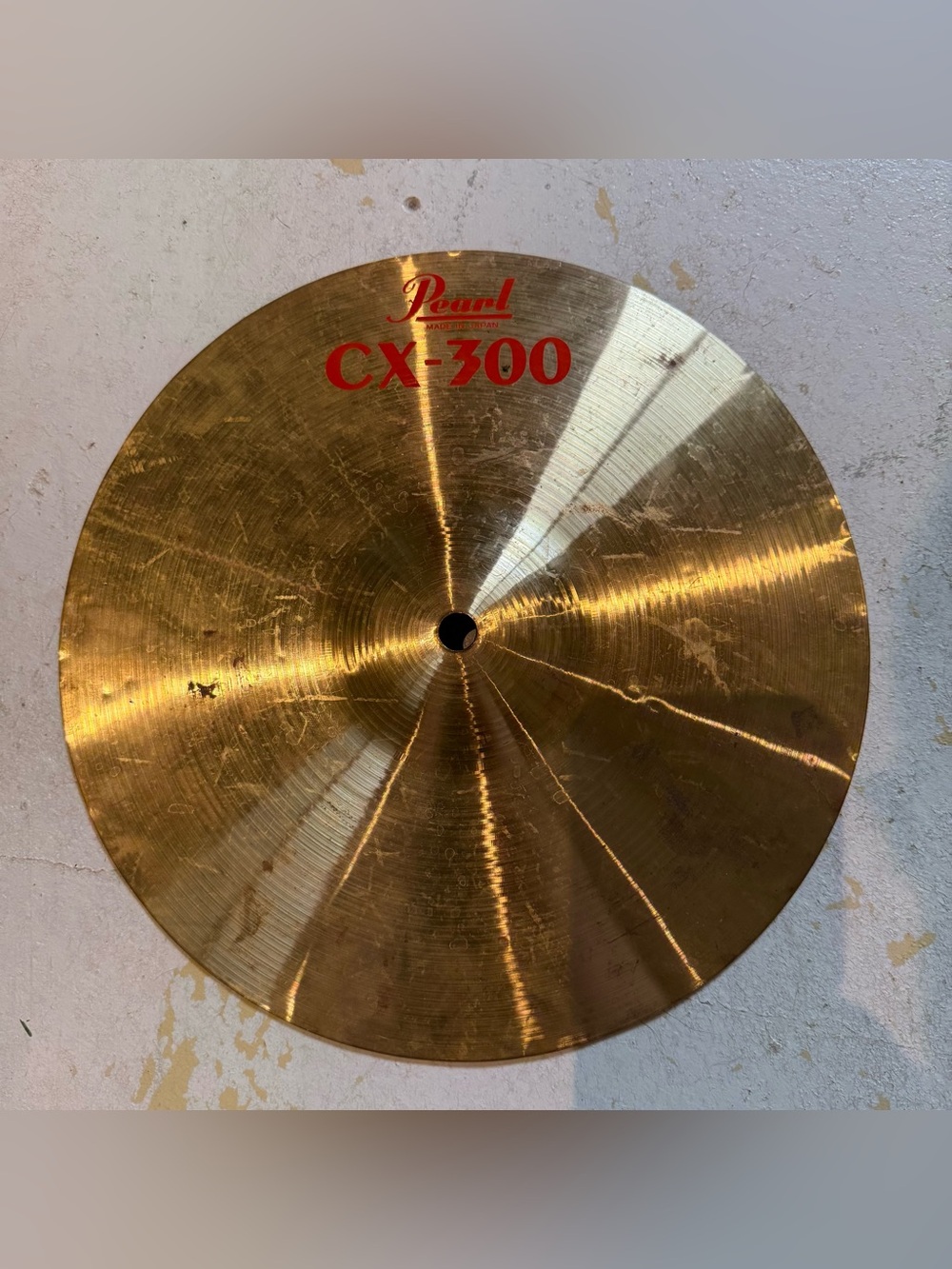 Pearl CX-300 Cymbal - Brass Gold Finish